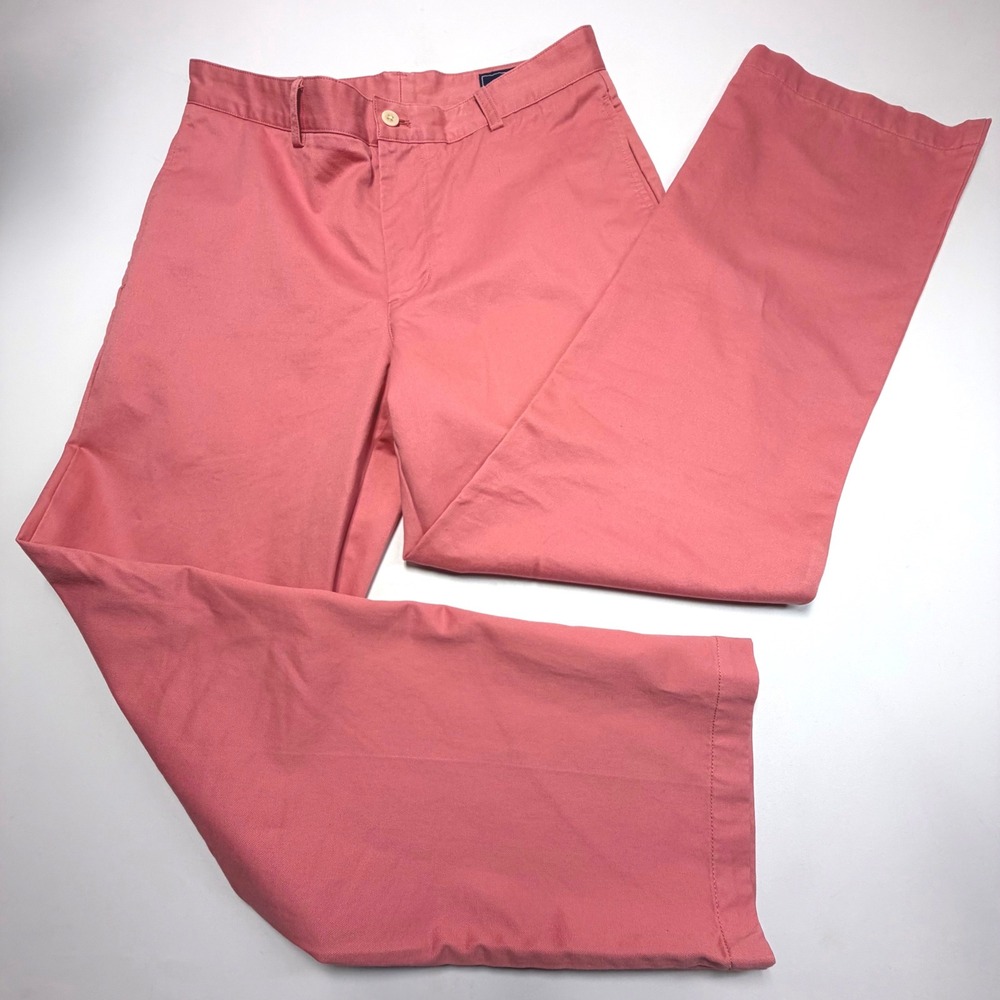 Vineyard Vines Club Pant Pink Chino Pants Men's‎ 32x30 Preppy